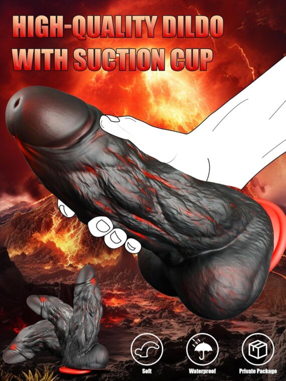 10 Inch Big Black Monster Dildo in Pakistan - Image 5
