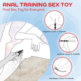 14 Inch Silicone Vibrating Anal Beads in Pakistan