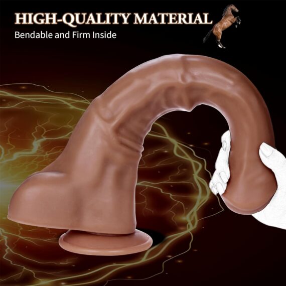 15 inch Huge Horse Dildo Skin Colour in Pakistan - Image 5