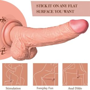 9 Inch Realistic Dildo Adult Sex Toys in Pakistan