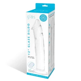Best 12 inch Glass Veined Dildo in Pakistan