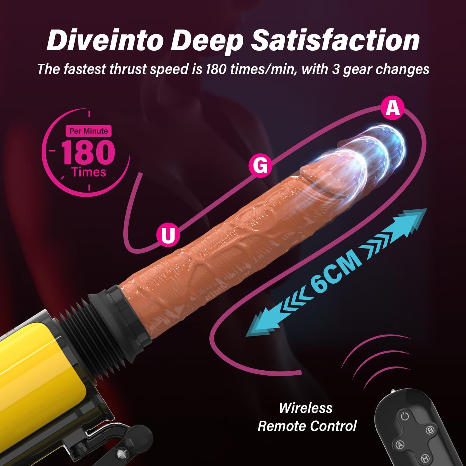 Best Sex Machine with Heating Dildo in Pakistan