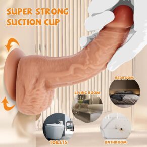 Buy 8 Inch Long Feel Real Skin Dildo In Pakistan