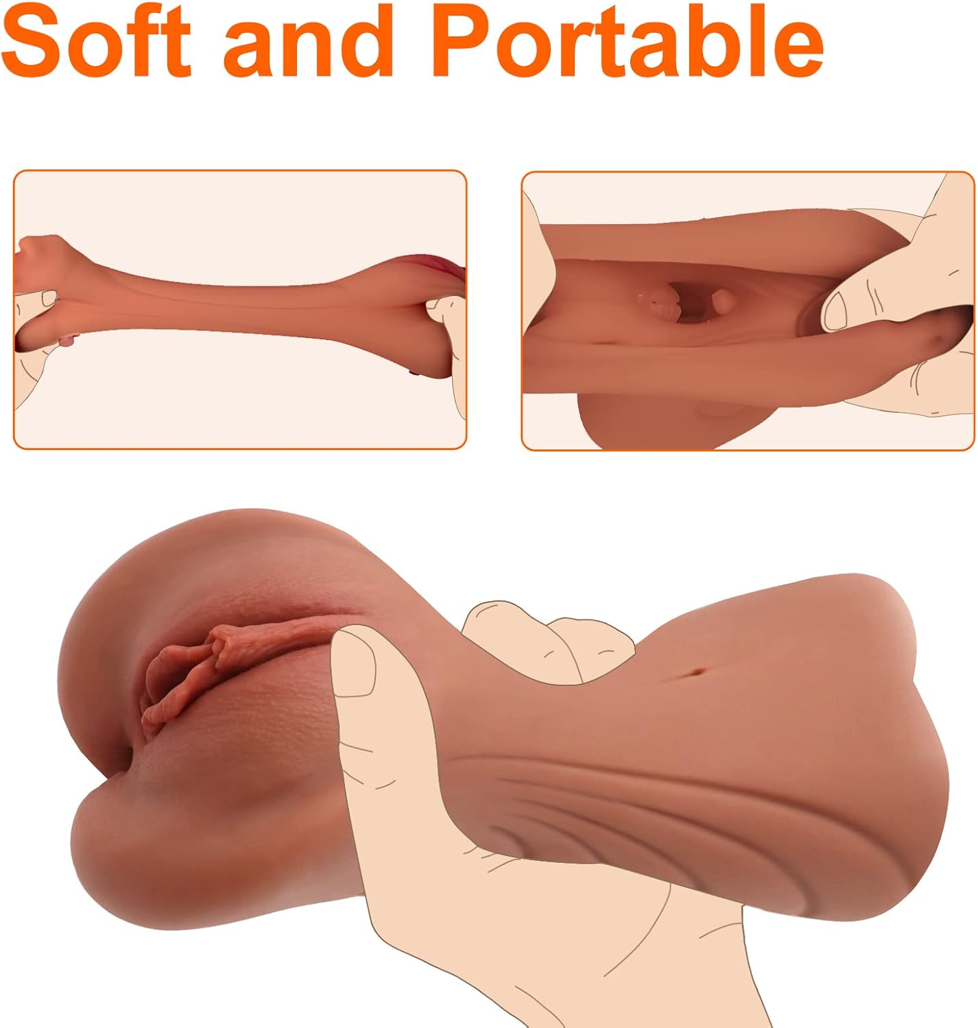 Best 2 in 1 Realistic Male Masturbation Pakistan - Image 4