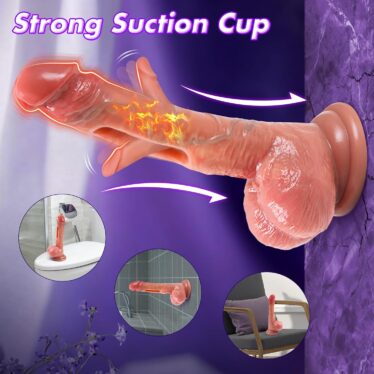 Best 8 Inch Vibrating Realistic Dildo in Pakistan