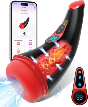 APP Control Heated Male Masturbator in Pakistan